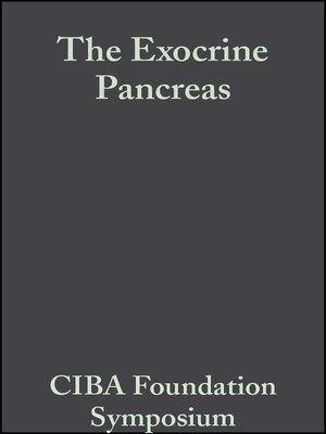 cover image of The Exocrine Pancreas